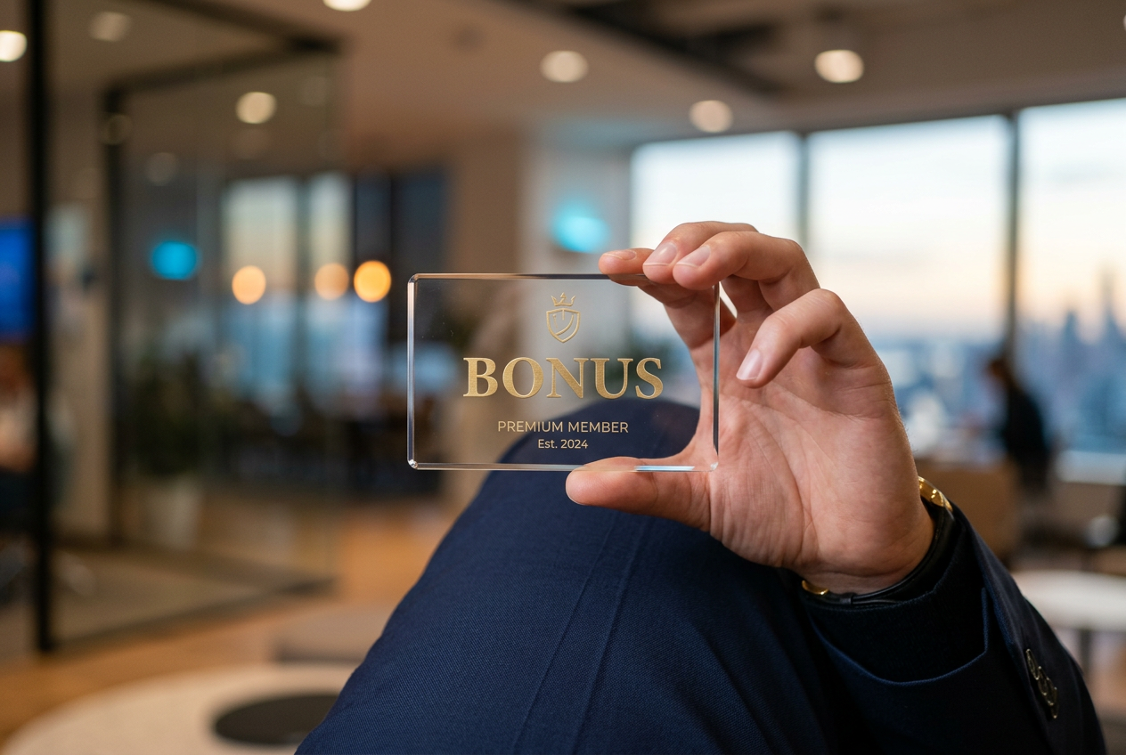 Symbolic representation of fair casino bonuses and terms.